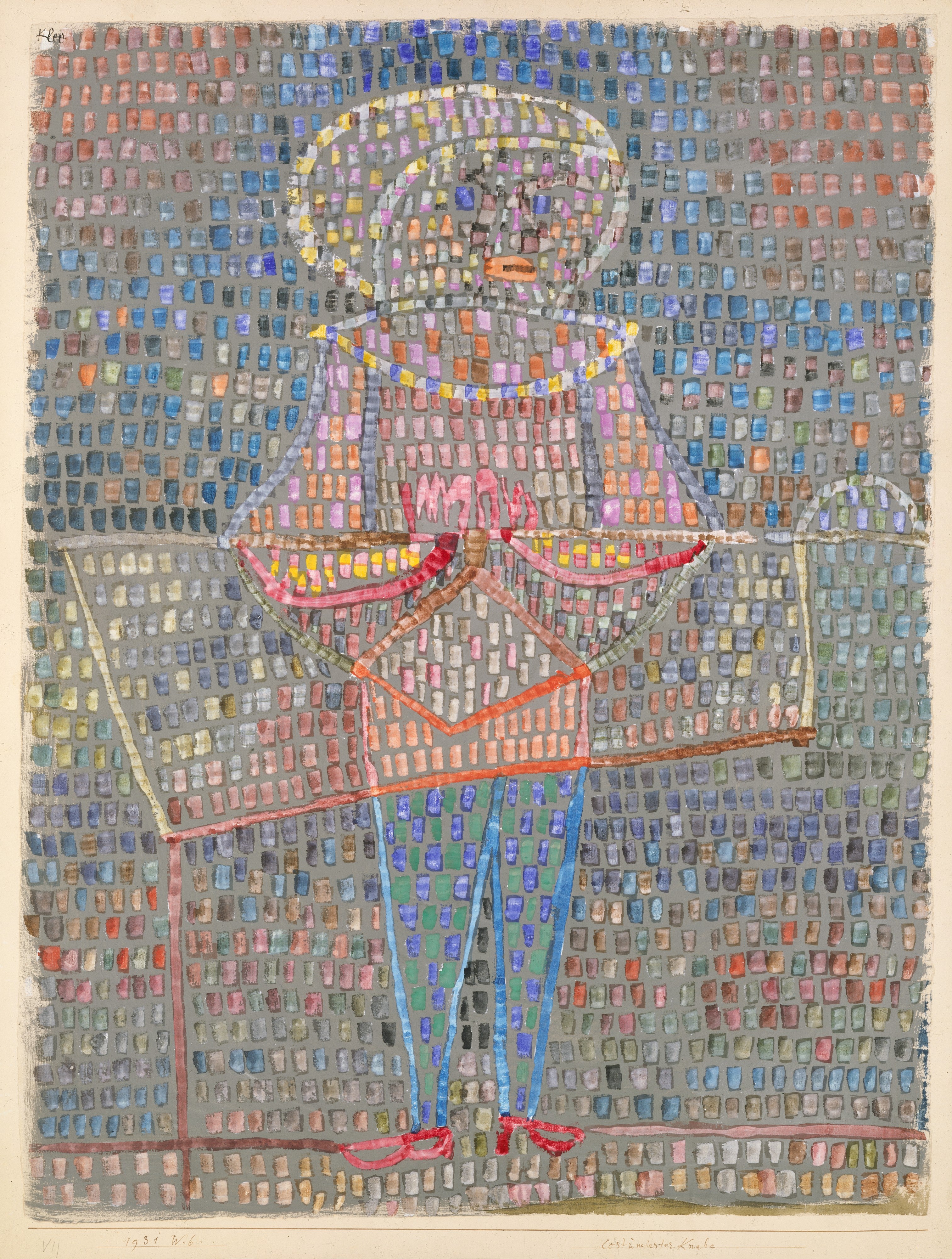 Ragazzo travestito - Paul Klee