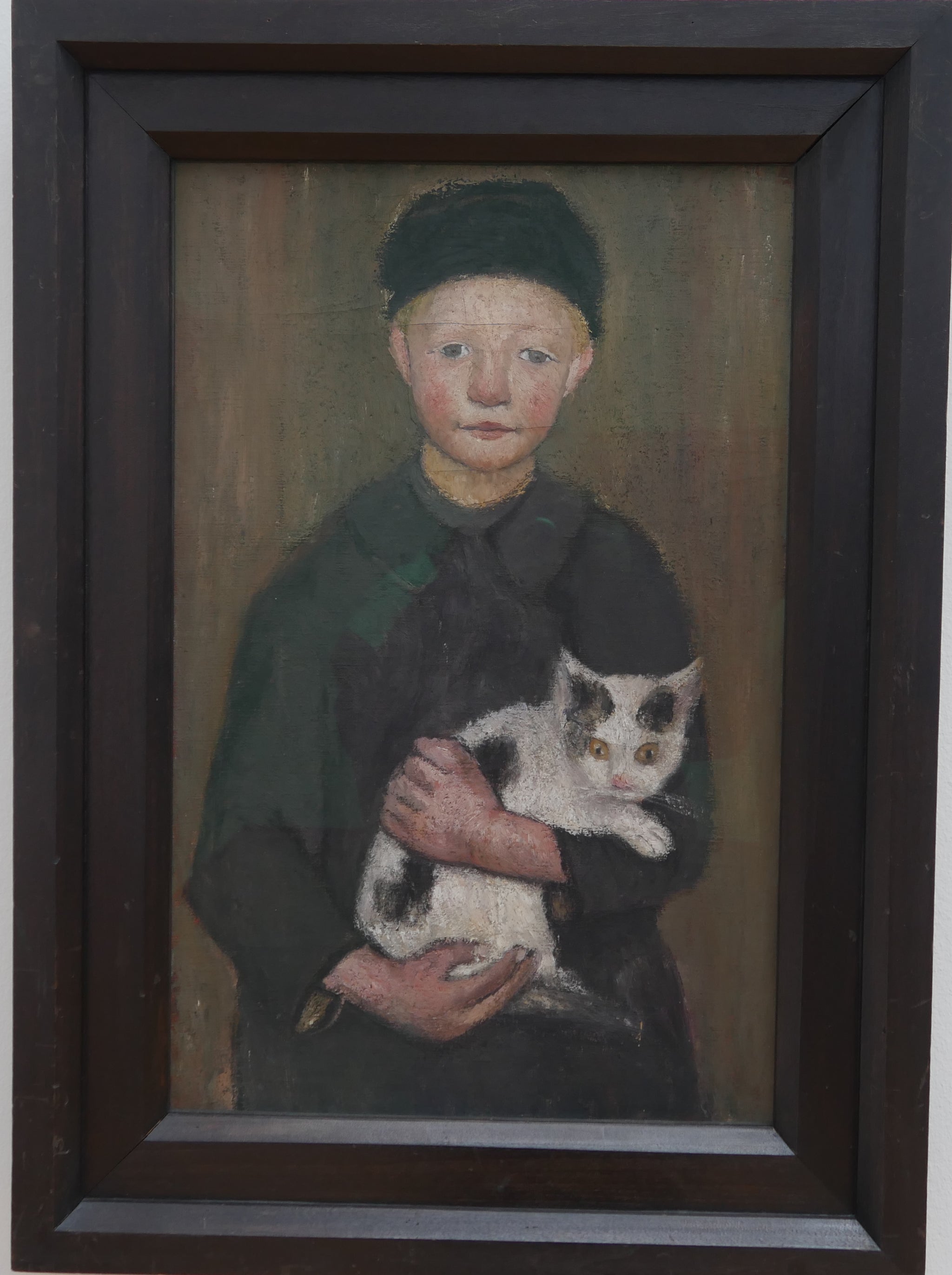 Boy with Cat - Paula Modersohn-Becker