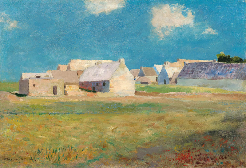 Villaggio bretone - Odilon Redon