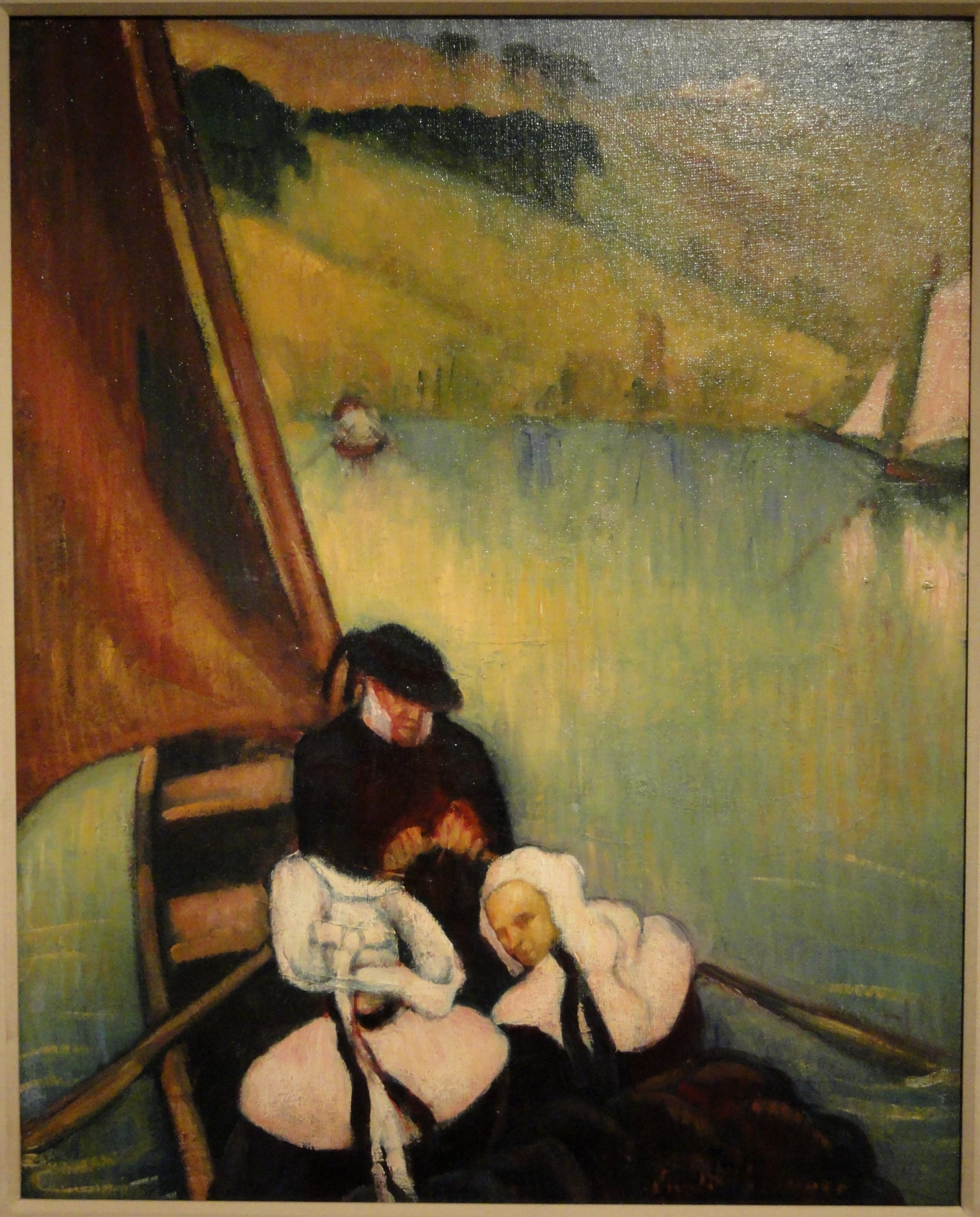 Femmes bretonnes dans un ferry - Émile Bernard - Alpha Reproduction