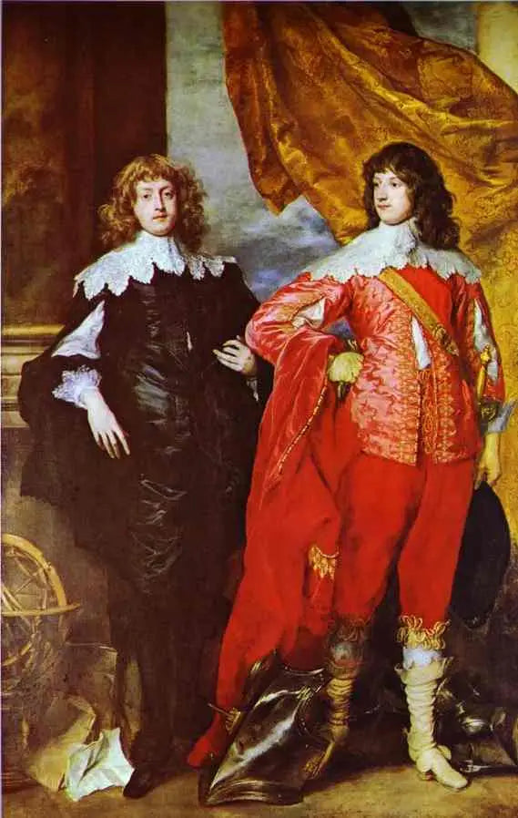 Portrait de George Digby 2e comte de Bristol et William Russell 1er duc de Bedford - Antoine van Dyck - Alpha
