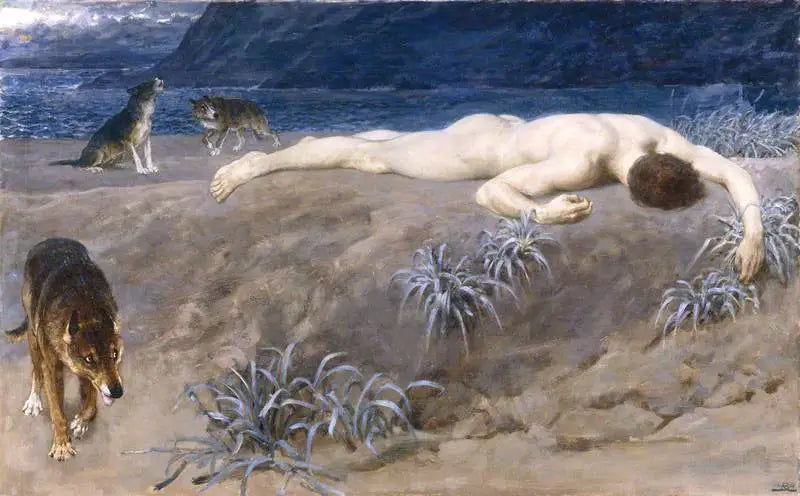 Hector mort - Briton Rivière - Alpha Reproduction
