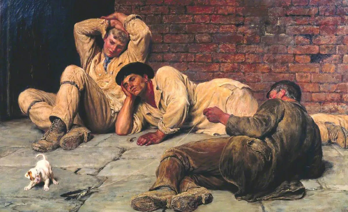 Les géants en jeu - Briton Rivière - Alpha Reproduction