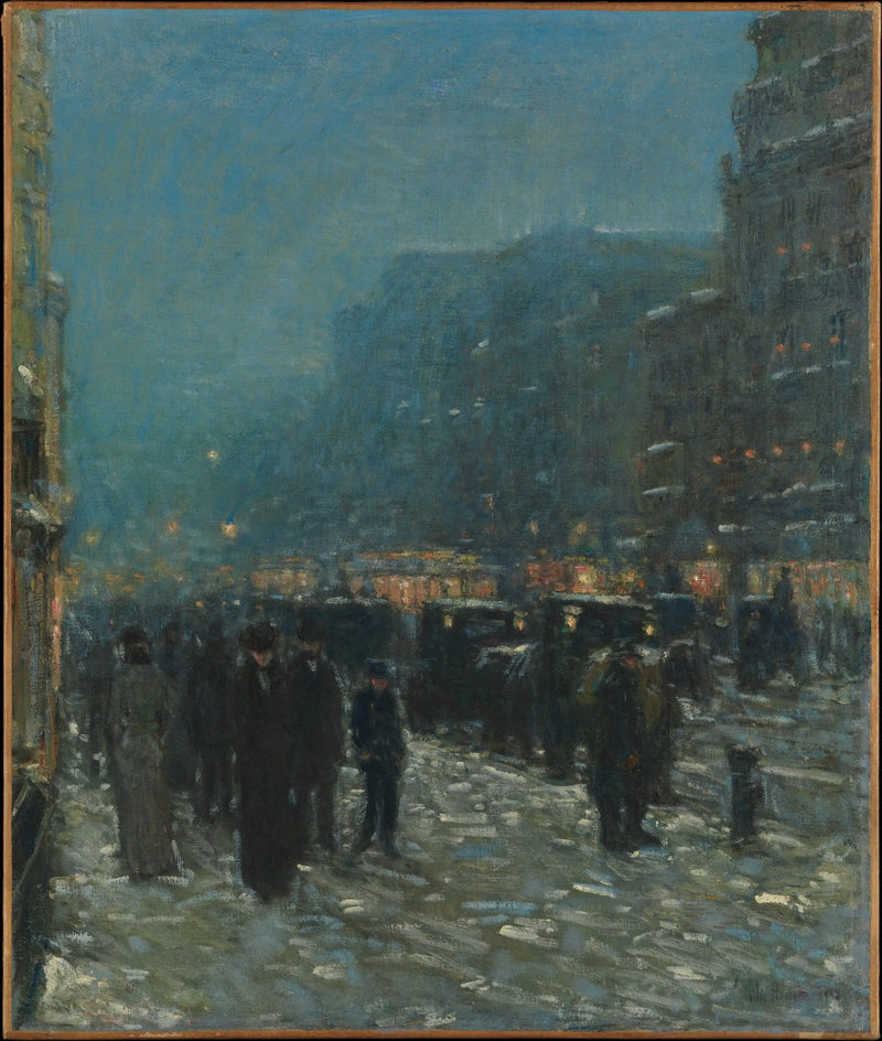 Broadway e la 42ª strada - Childe Hassam
