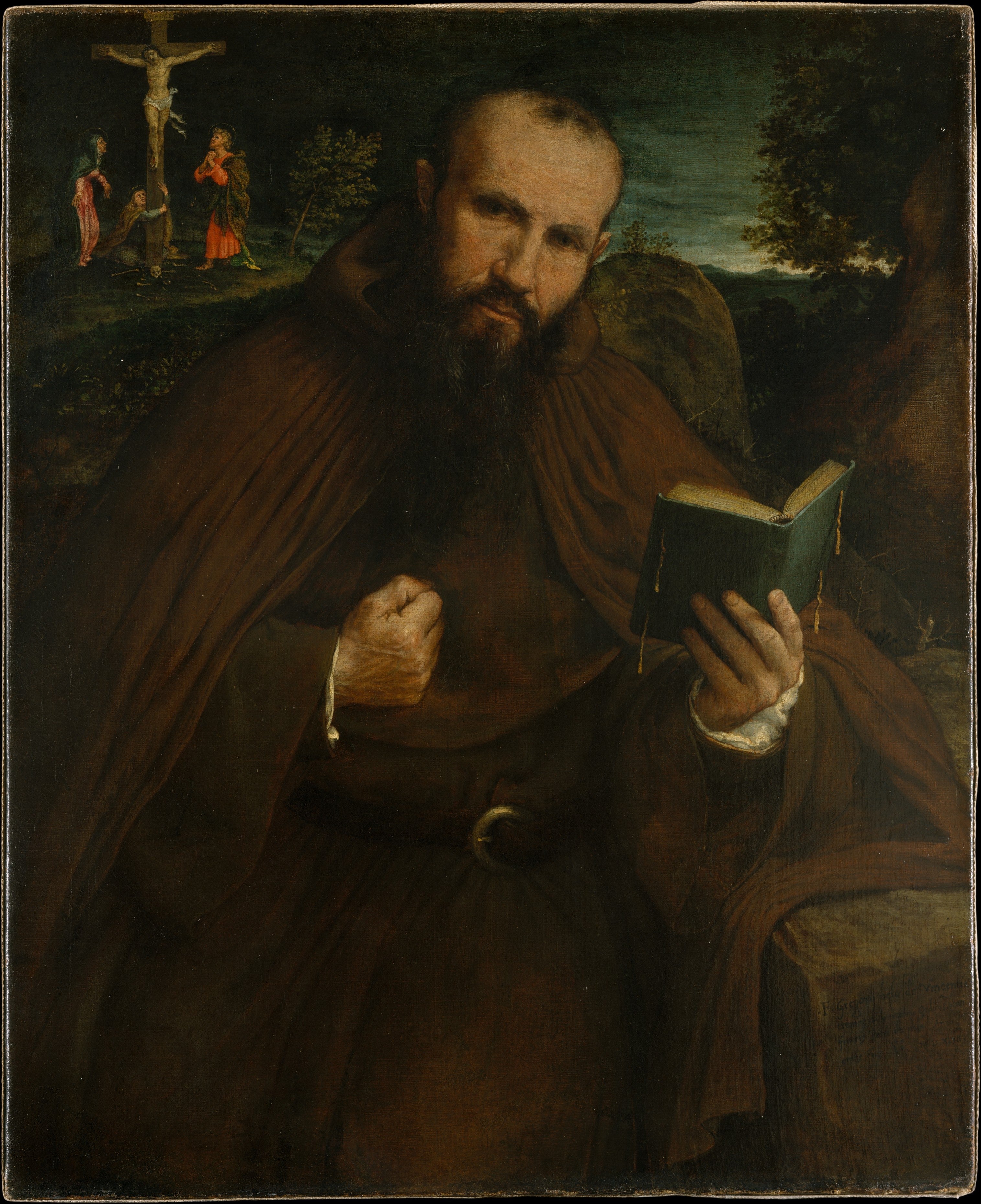 Portrait du frère Gregorio Belo de Vicence - Lorenzo Lotto - Alpha Reproduction