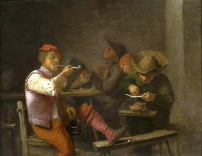 Fumeurs dans une auberge. - Adriaen Brouwer