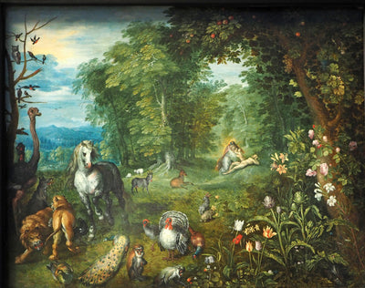 Le paradis avec la création d'Ève - Jan Brueghel le Jeune