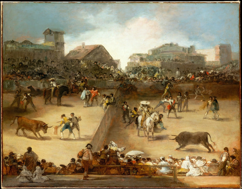 Corrida nell'arena divisa - Francisco de Goya