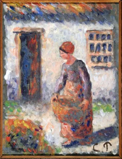 Contadina nello stile - Camille Pissarro