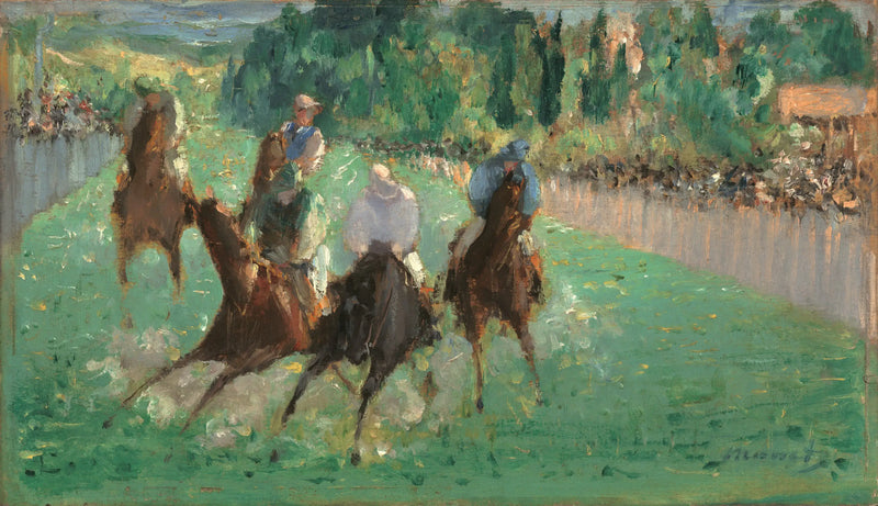 Corse a Longchamp - Édouard Manet