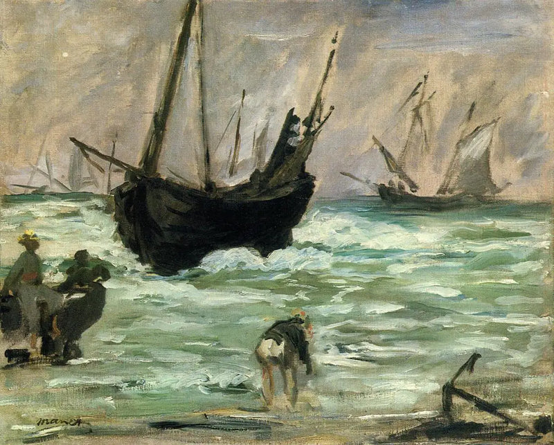 Barche in arrivo - Édouard Manet