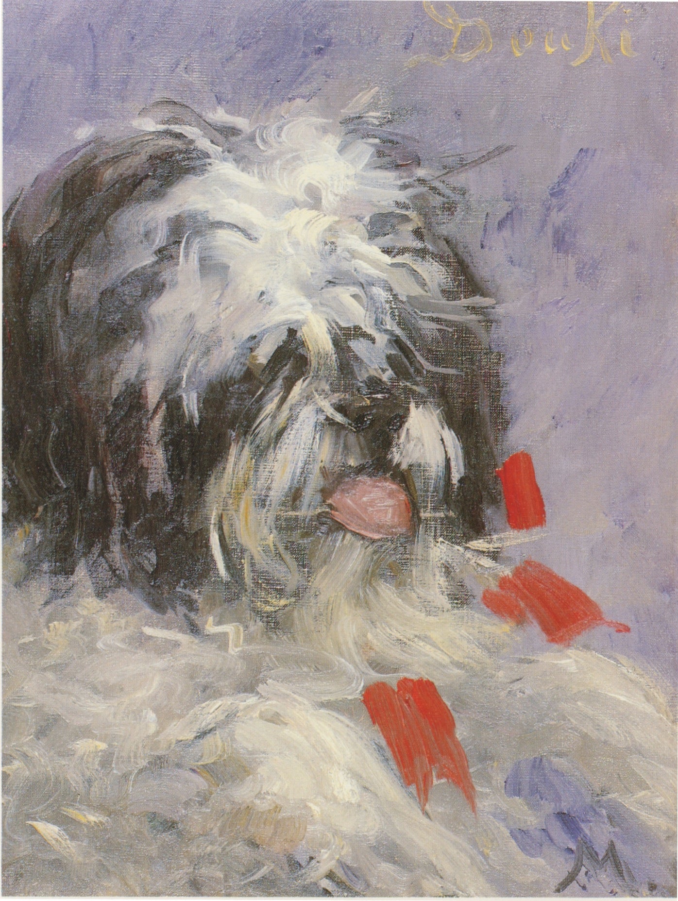 Reproduction du tableau « Le chien Donki - Édouard Manet » par Alpha Reproduction en peinture à l’huile
