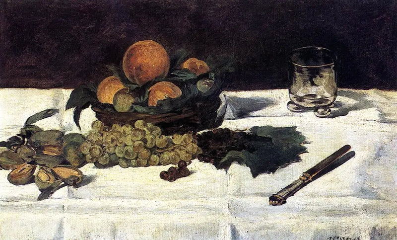 Natura morta: frutta su un tavolo - Édouard Manet