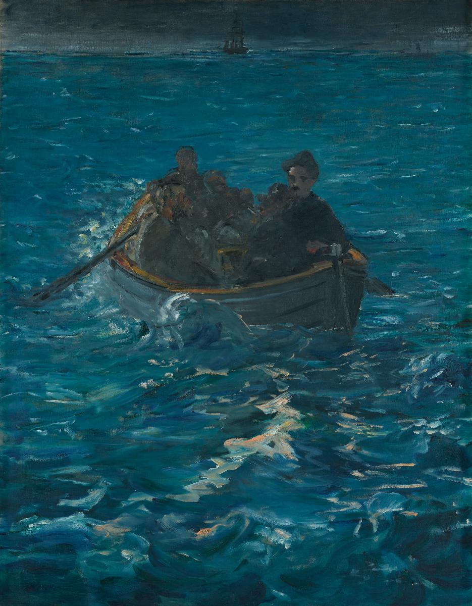 Reproduction du tableau « L'Évasion de Rochefort - Édouard Manet » par Alpha Reproduction en peinture à l’huile