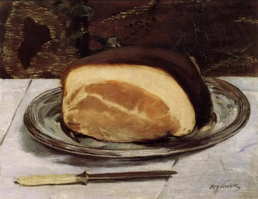Reproduction du tableau « Le Jambon - Édouard Manet » par Alpha Reproduction en peinture à l’huile