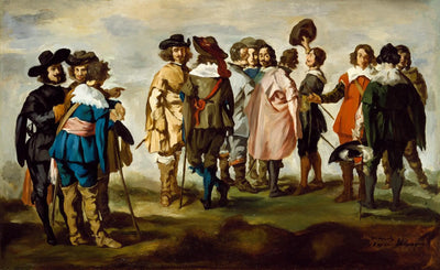 Reproduction du tableau « Les Petits Cavaliers - Édouard Manet » par Alpha Reproduction en peinture à l’huile