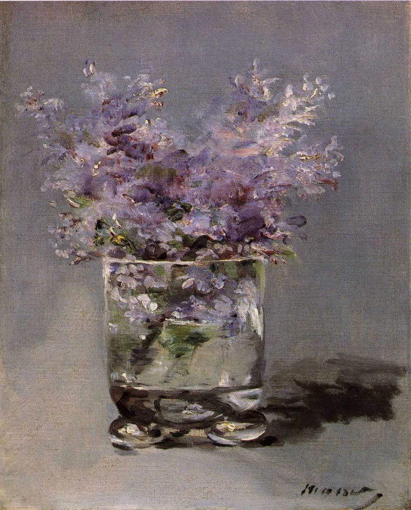Lilla in un bicchiere - Édouard Manet