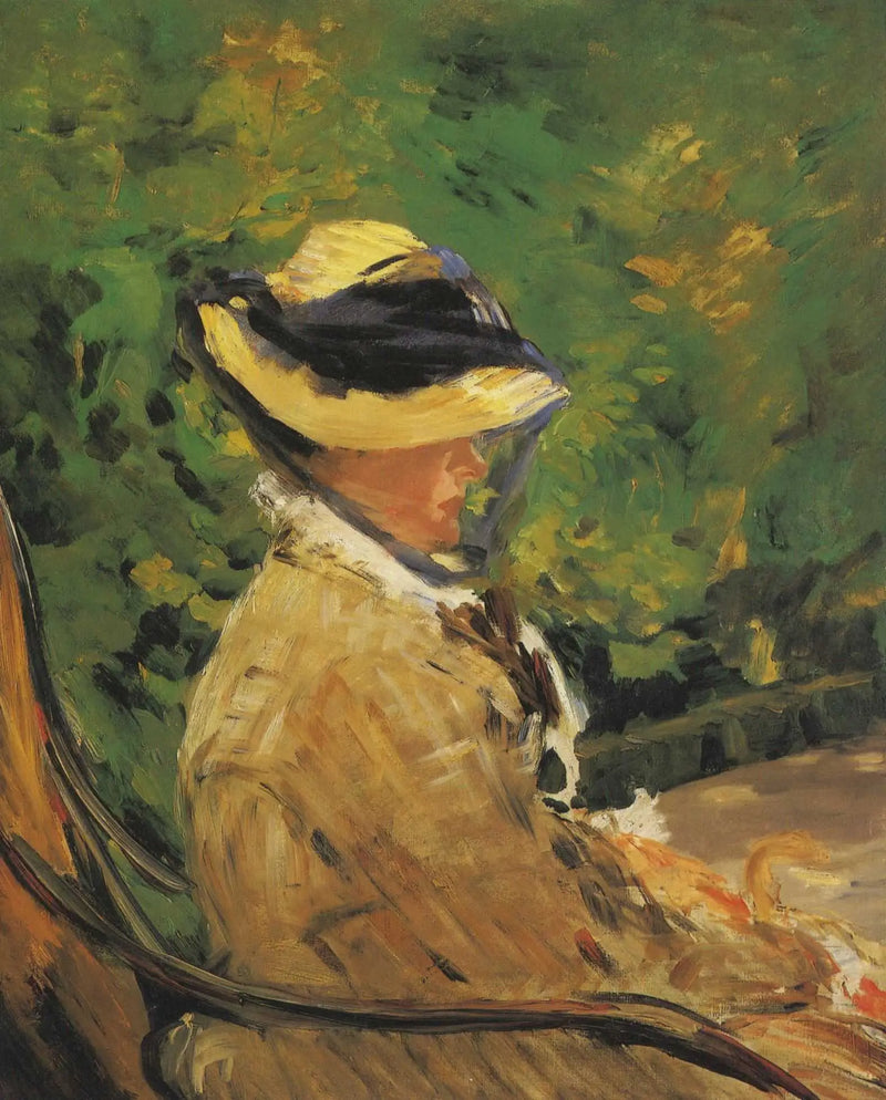 Signora Édouard Manet nel Giardino di Bellevue - Édouard Manet