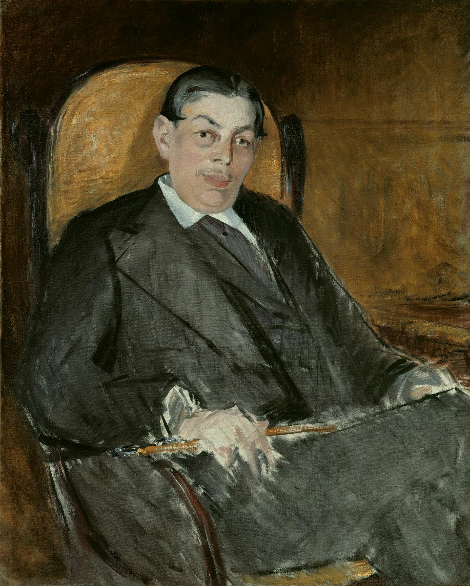 Reproduction du tableau « Portrait d'Albert Wolff - Édouard Manet » par Alpha Reproduction en peinture à l’huile