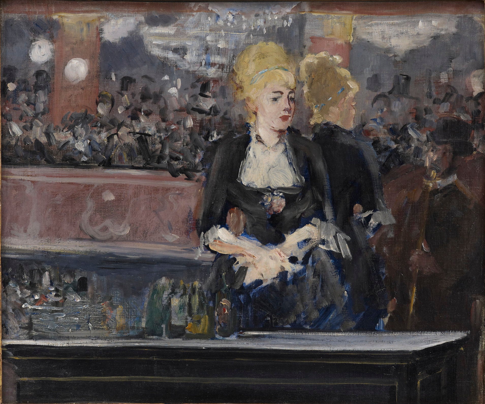 Reproduction du tableau « Un bar aux Folies-Bergère - Édouard Manet » par Alpha Reproduction en peinture à l’huile