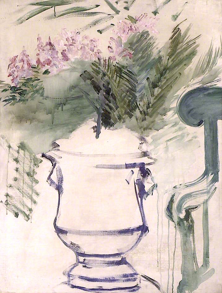 Reproduction du tableau « Vase de jardin - Édouard Manet » par Alpha Reproduction en peinture à l’huile