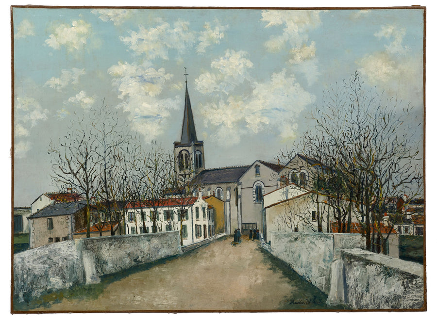 Église de Pont-Saint-Martin (1917) - Maurice Utrillo