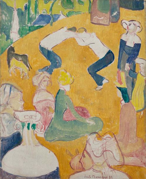 I lottatori bretoni - Émile Bernard