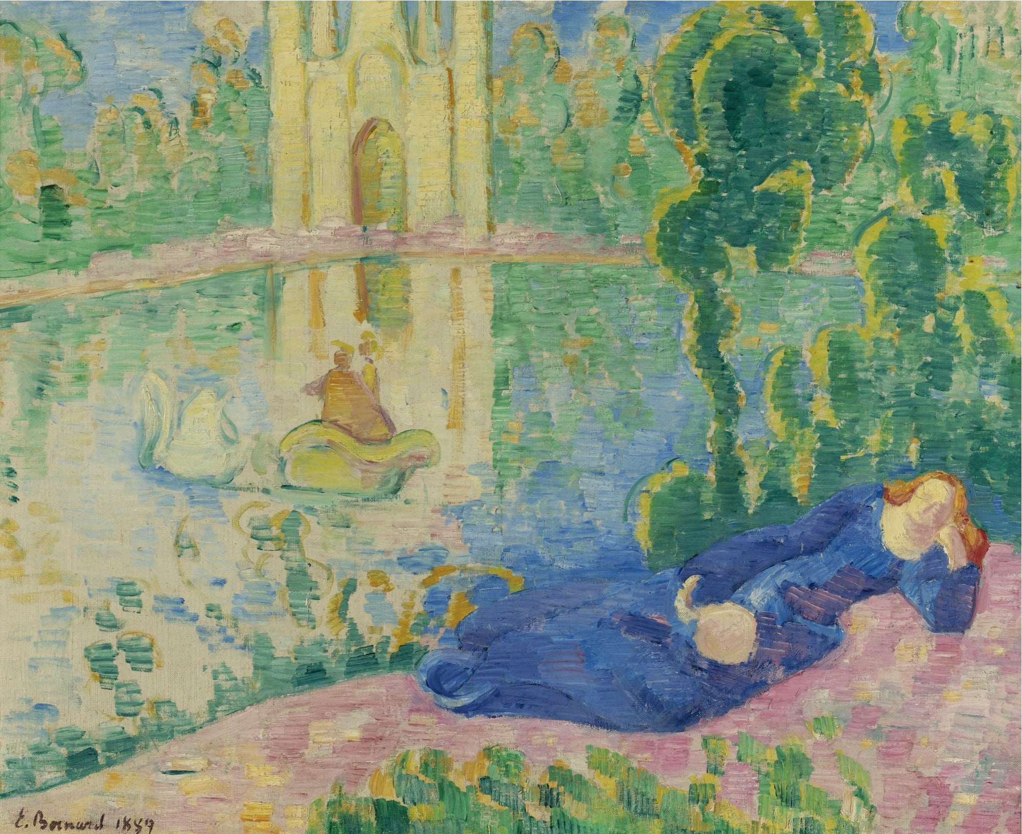 Lohengrin (Le lac aux cygnes) - Émile Bernard - Alpha Reproduction