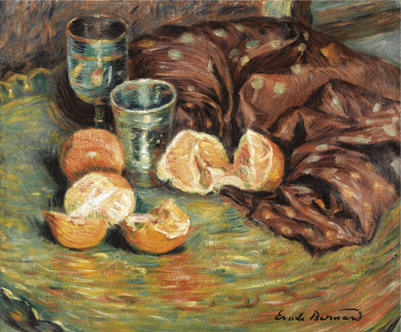Natura morta con arance - Émile Bernard