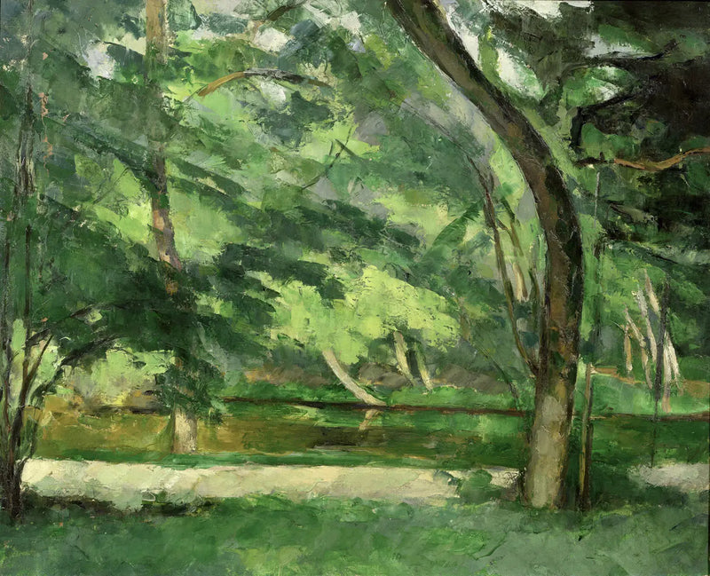 Lo stagno delle Sorelle a Osny, vicino a Pontoise - Paul Cézanne