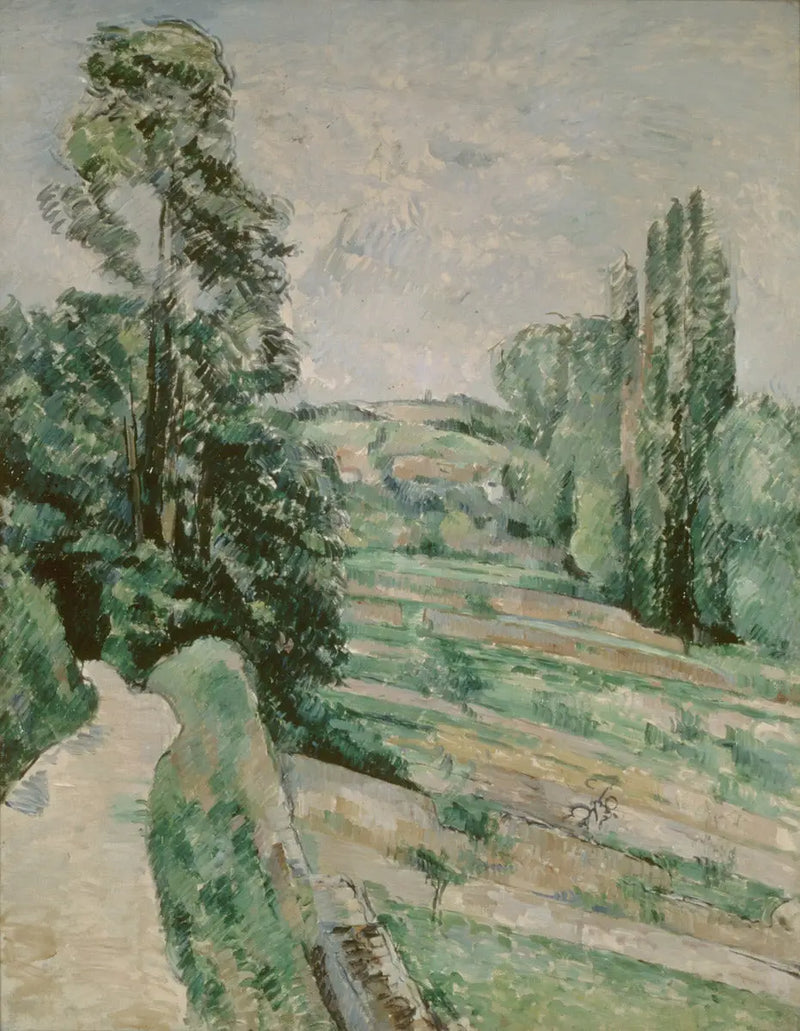 La Campagna di Auvers-sur-Oise - Paul Cézanne