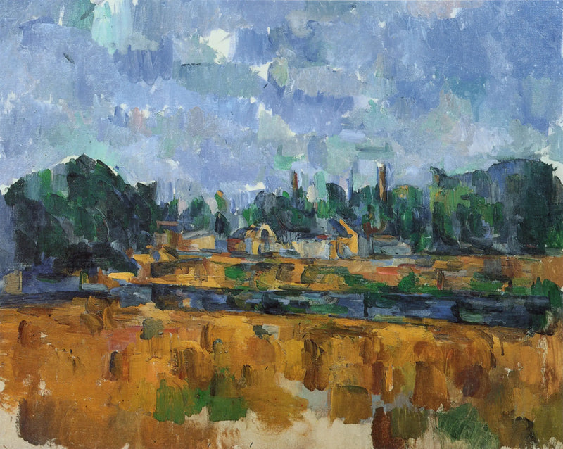 Rive di un fiume - Paul Cézanne