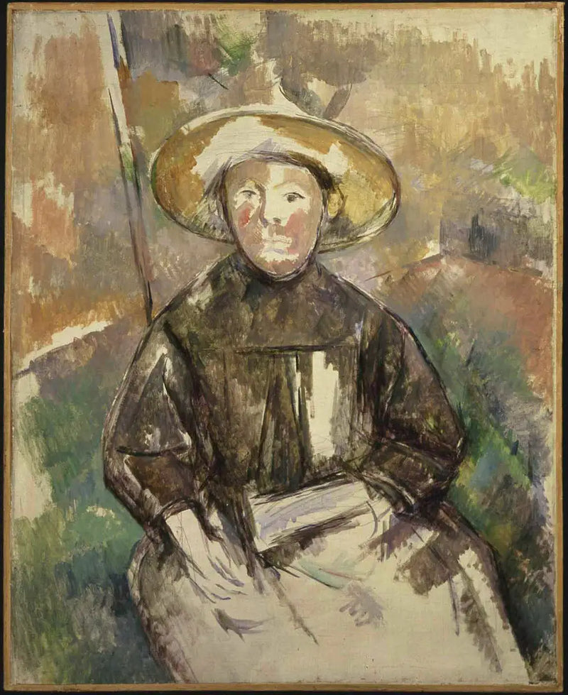 Bambino con un cappello di paglia - Paul Cézanne