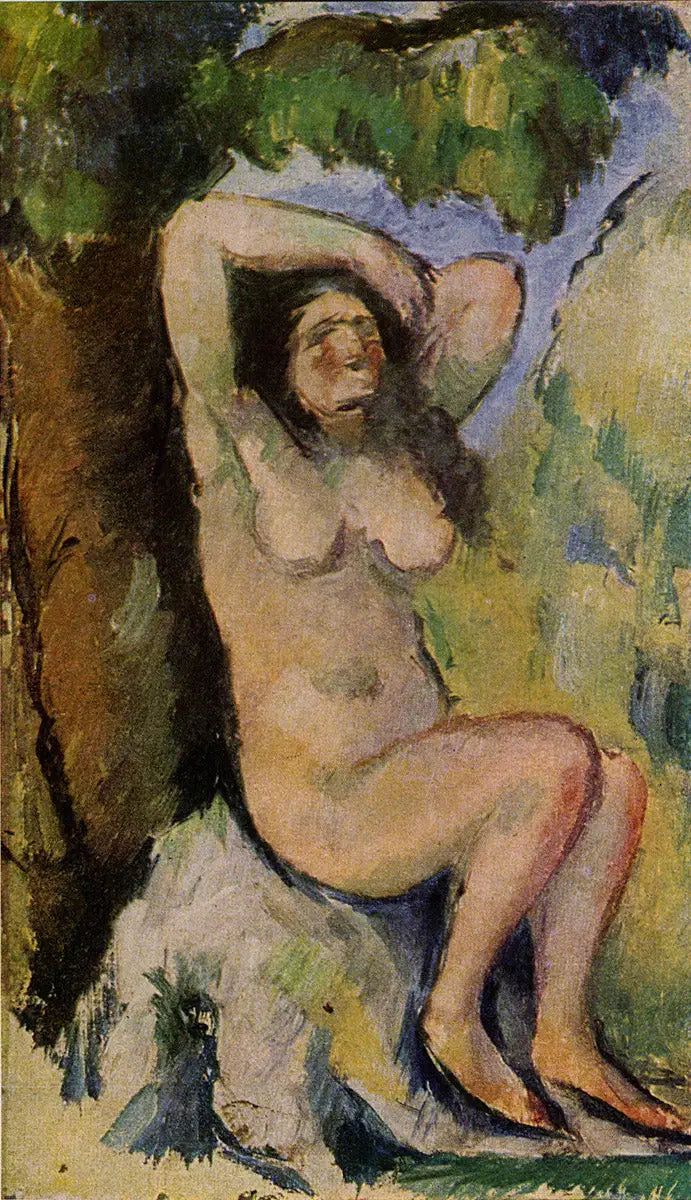 Bagnante Seduta - Paul Cézanne