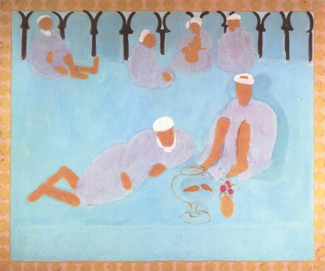 Reproduction du tableau « Café marocain - Henri Matisse » par Alpha Reproduction en peinture à l’huile