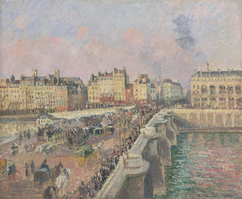 Il Ponte Nuovo, pomeriggio - Camille Pissarro