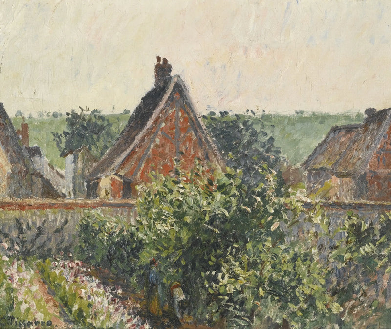 Angolo del giardino a Eragny. - Camille Pissarro