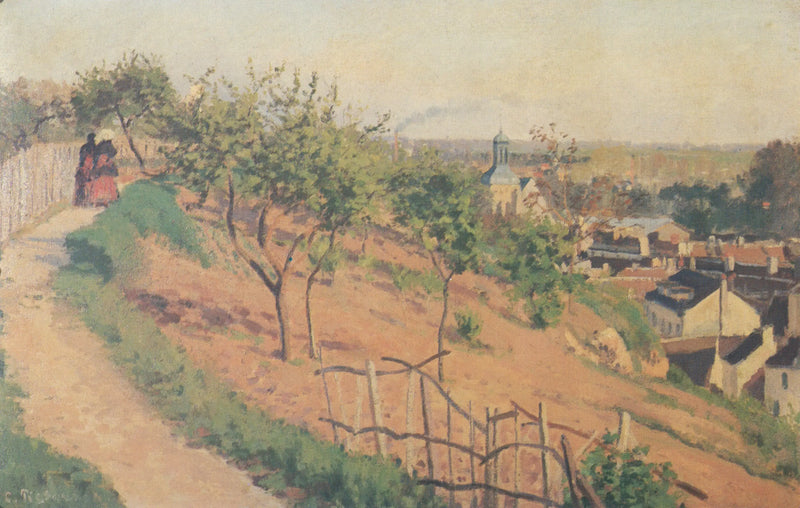 La Via della Giustizia, Pontoise - Camille Pissarro