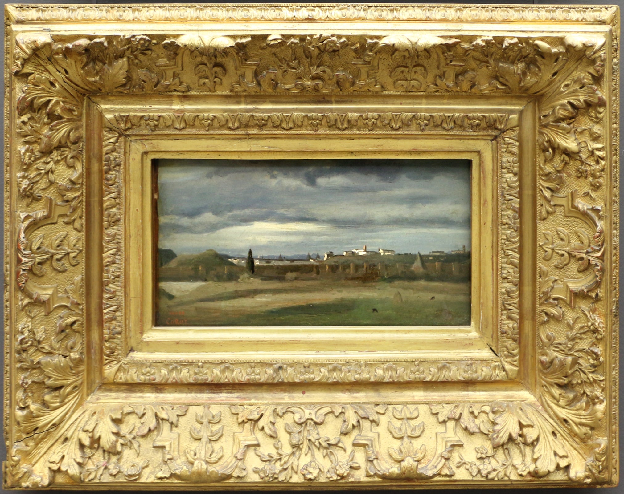 Campagne romaine. Le Monte Testaccio - Jean-Baptiste Camille Corot
