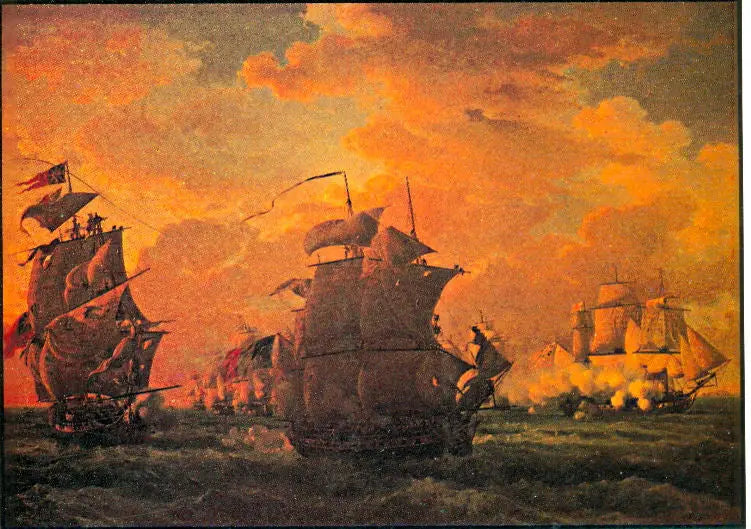 Combat de la Canonnière contre le Tremendous - Louis-Philippe Crépin - Alpha Reproduction