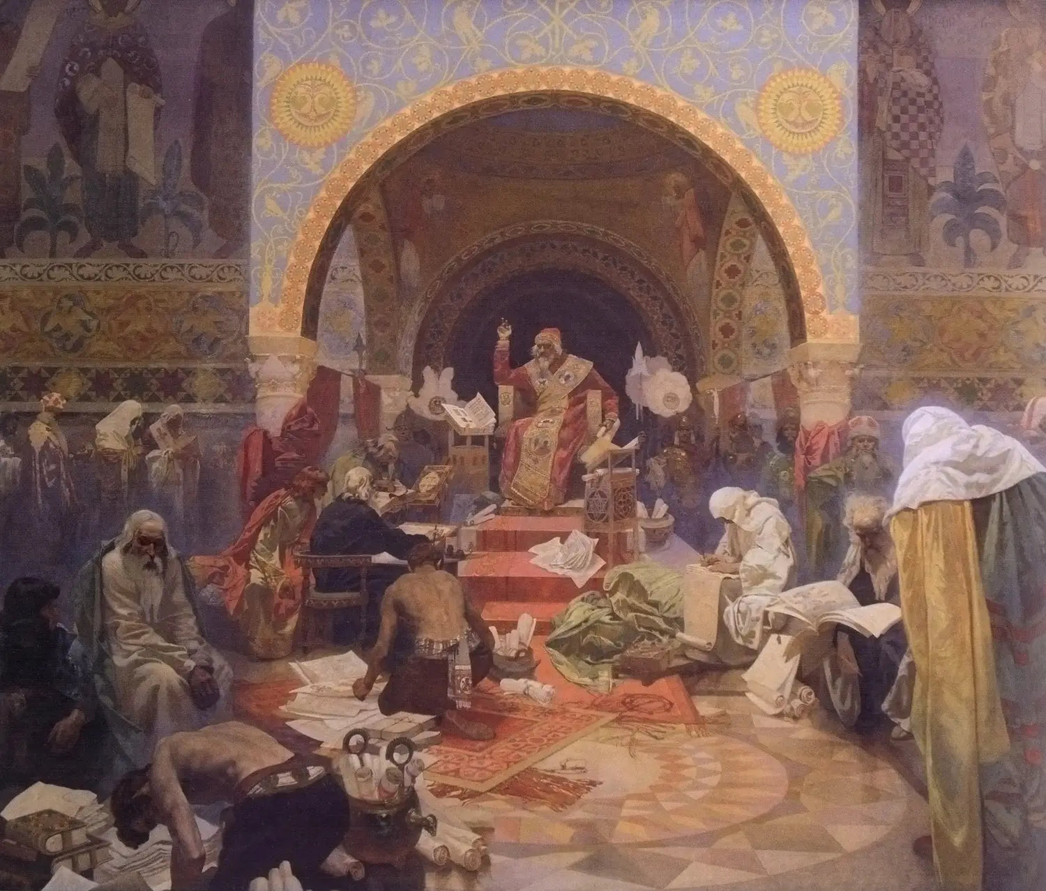 Siméon tsar des Bulgares - Alphonse Mucha - Alpha Reproduction