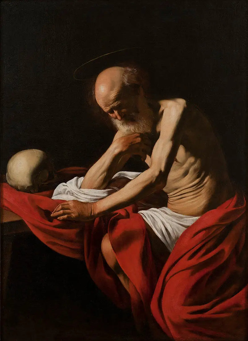 San Girolamo in meditazione - Caravaggio