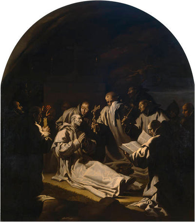La mort de saint Bruno - Vincenzo Carducci