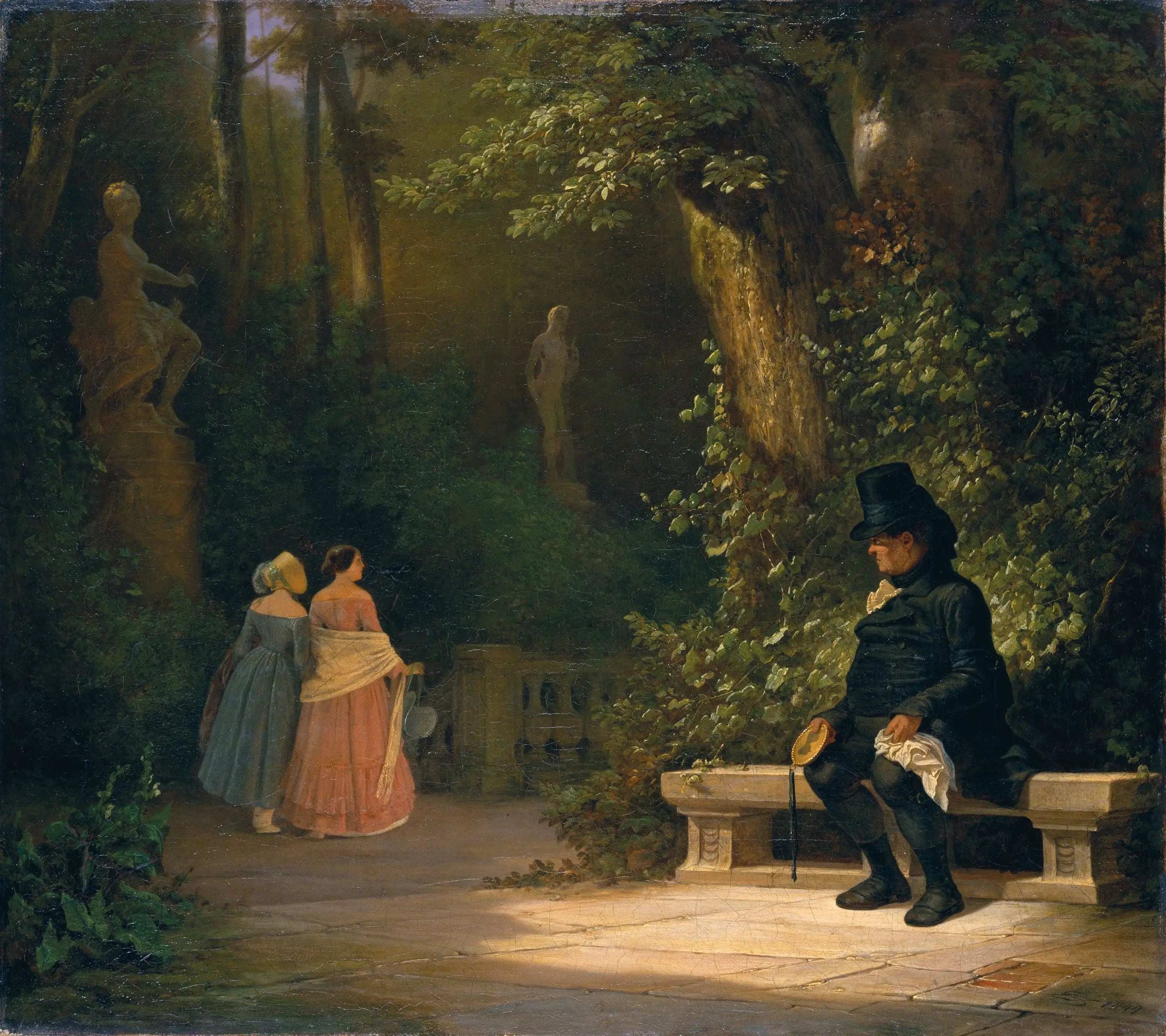 Le Veuf - Carl Spitzweg - Alpha Reproduction