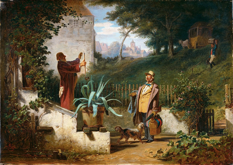 Gli amici d'infanzia - Carl Spitzweg