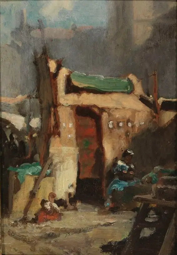 Mercatino delle pulci di Monaco - Carl Spitzweg