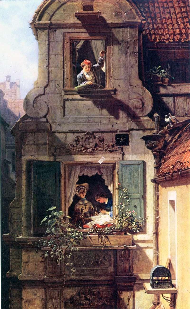 La lettera d'amore intercettata - Carl Spitzweg
