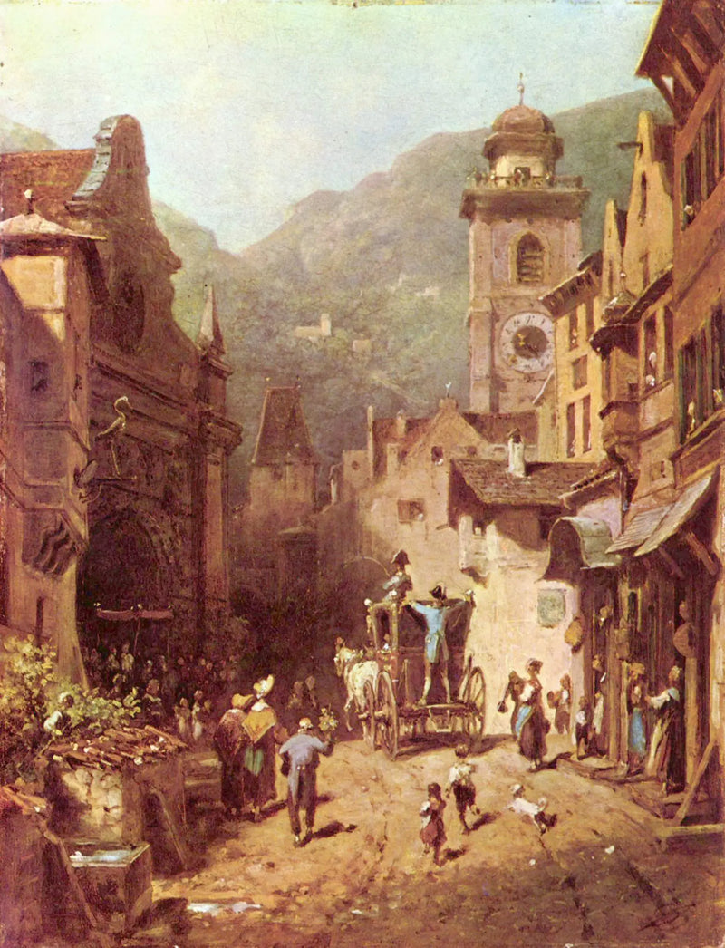 La visita del principe locale - Carl Spitzweg