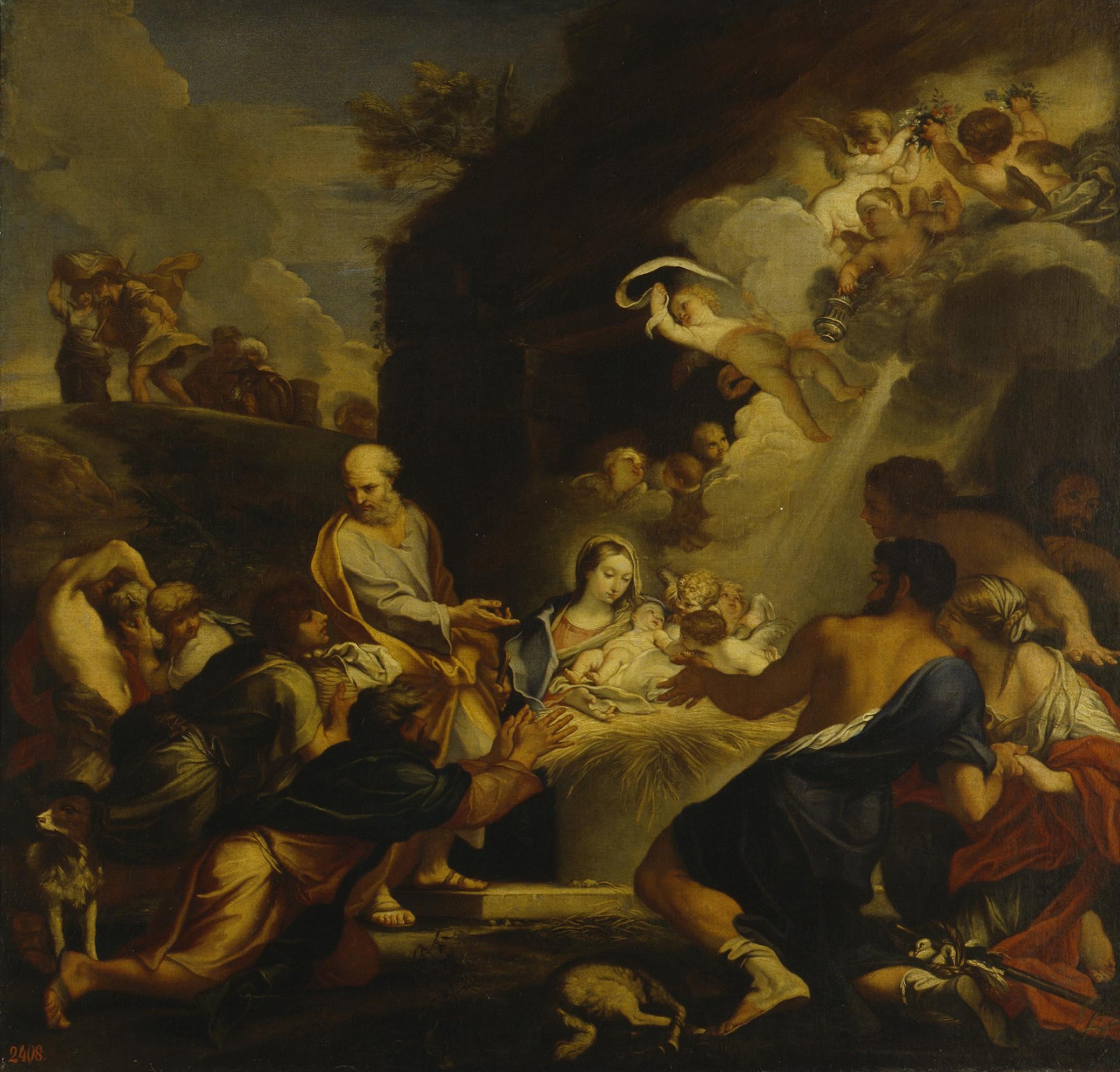 L’Adoration des bergers - Carlo Maratta