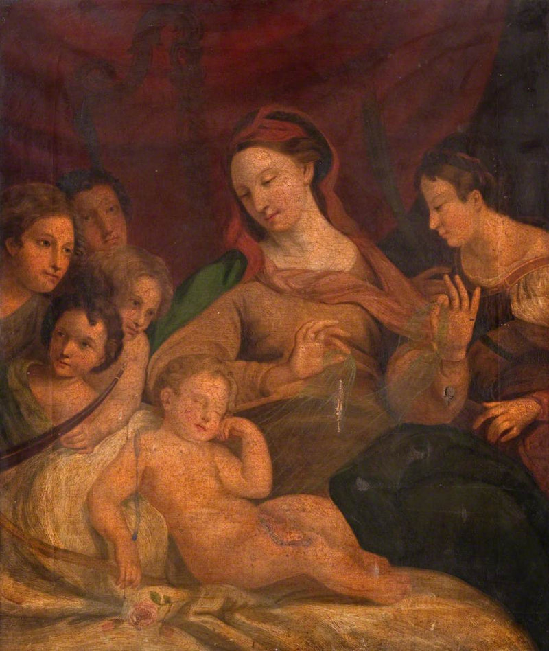 Vierge à l'Enfant avec des saints - Carlo Maratta